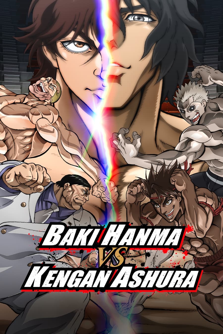 Baki Hanma VS Kengan Ashura (2024) Hindi Dubbed + Multi Audio (Eng. + Jap.)