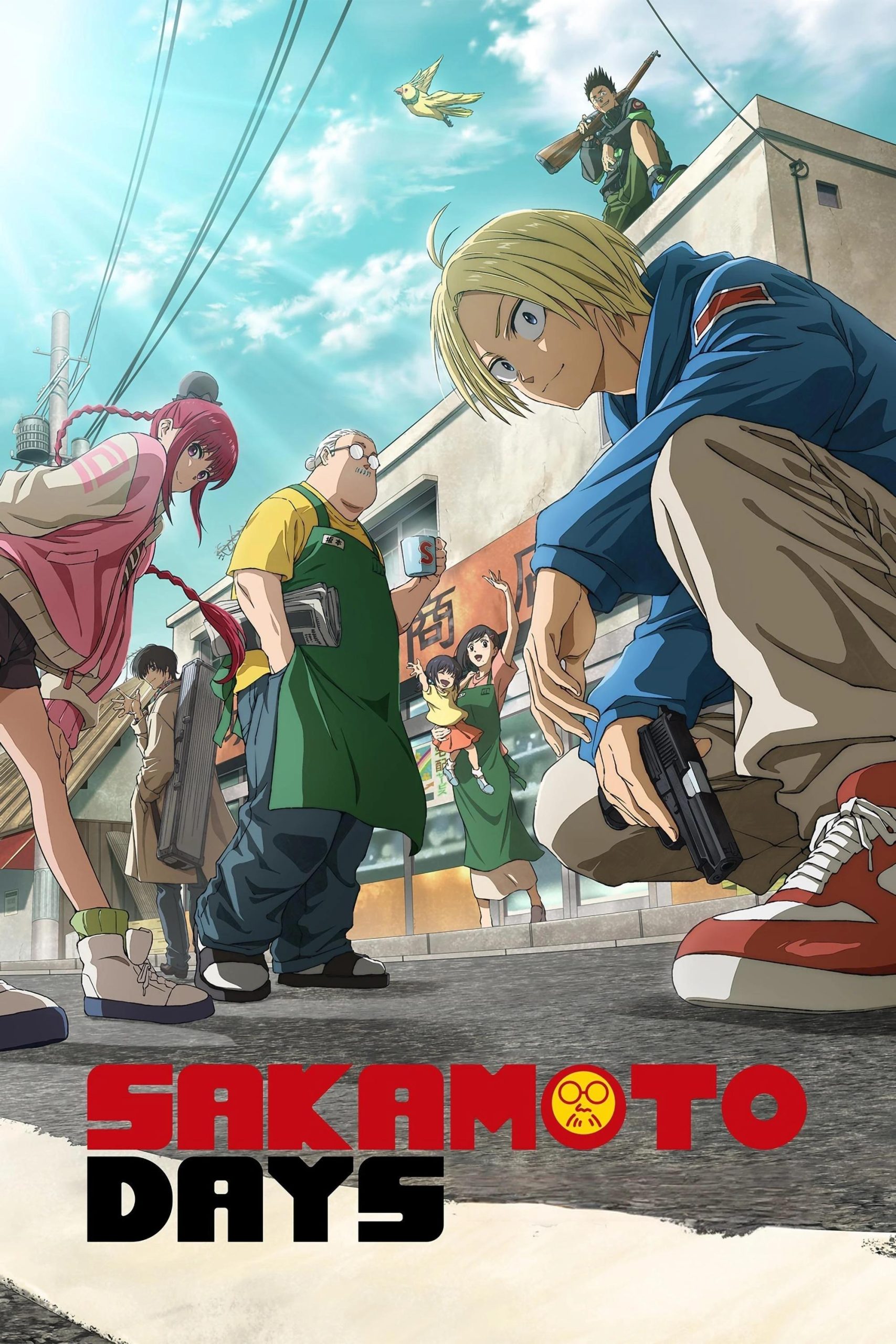 SAKAMOTO DAYS Season 1 (2025) Hindi Dubbed (ORG) + Multi Audio Complete Anime Series