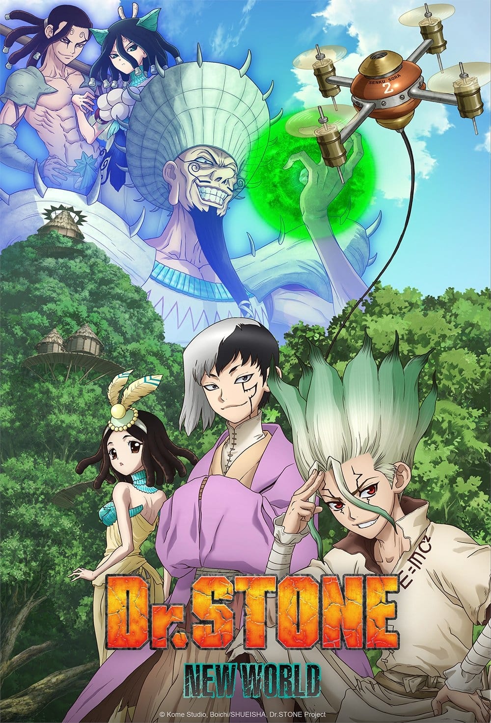 Download Dr. STONE Season 3 Hindi Subbed (ORG)  {S1E01 Added}