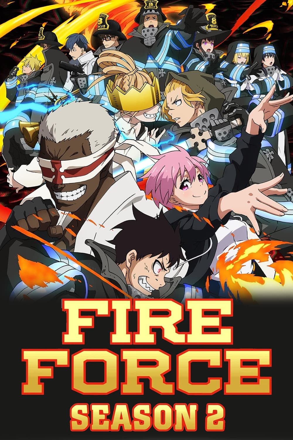 Download Fire Force Season 2 Hindi Dubbed (ORG) + Multi Audio Anime Series 1080p 720p & 480p {S1E01 Added}