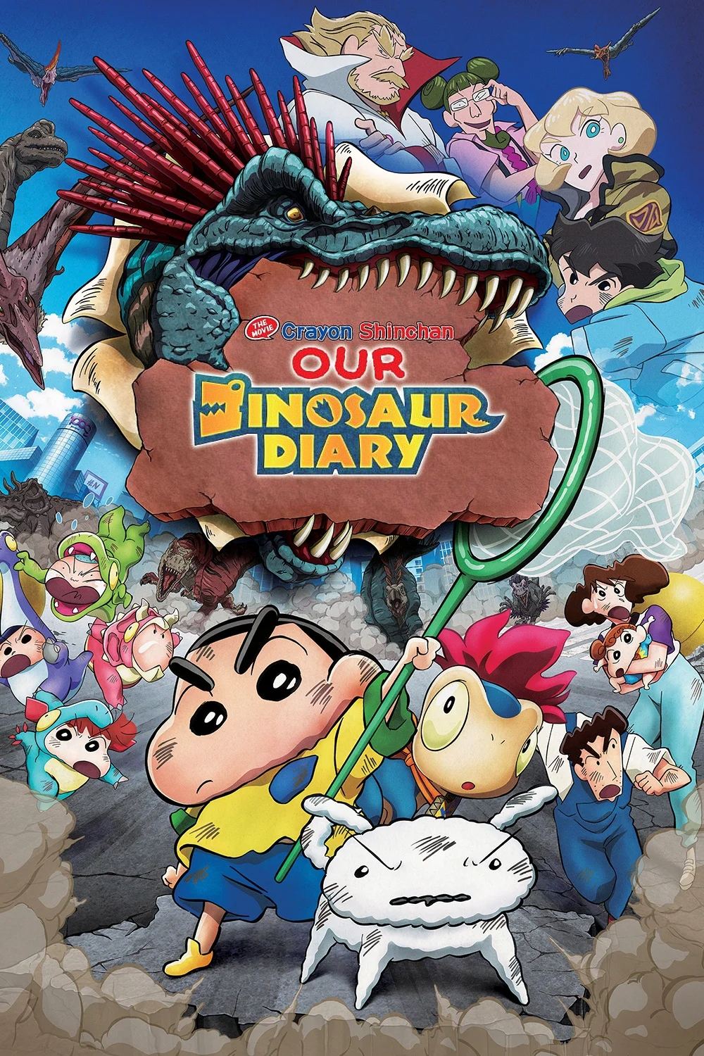 Download Shin-chan the Movie 32: Our Dinosaur Diary (2024) Hindi Dubbed (ORG) + Multi Audio Cartoon Movie